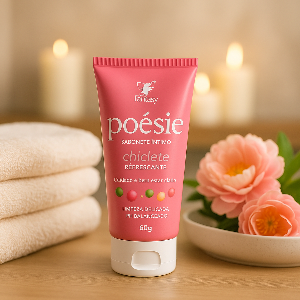 Sabonete Íntimo Poésie Chiclete 60g