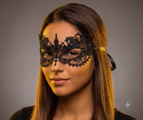 Máscaras de Renda Sexy Feminina Fantasia Baile Festa