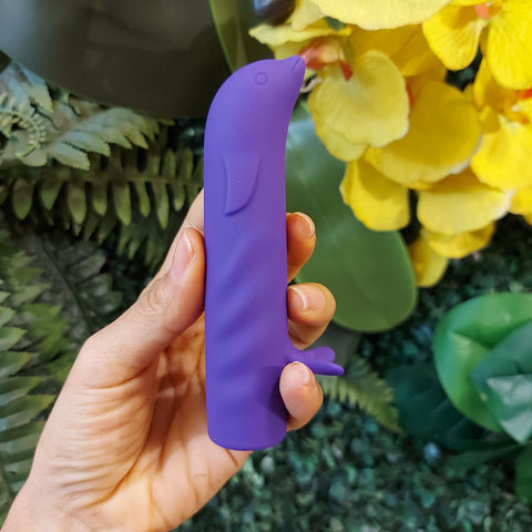Vibrador de Ponto G - Golfinho Recarregável Tina - 8731