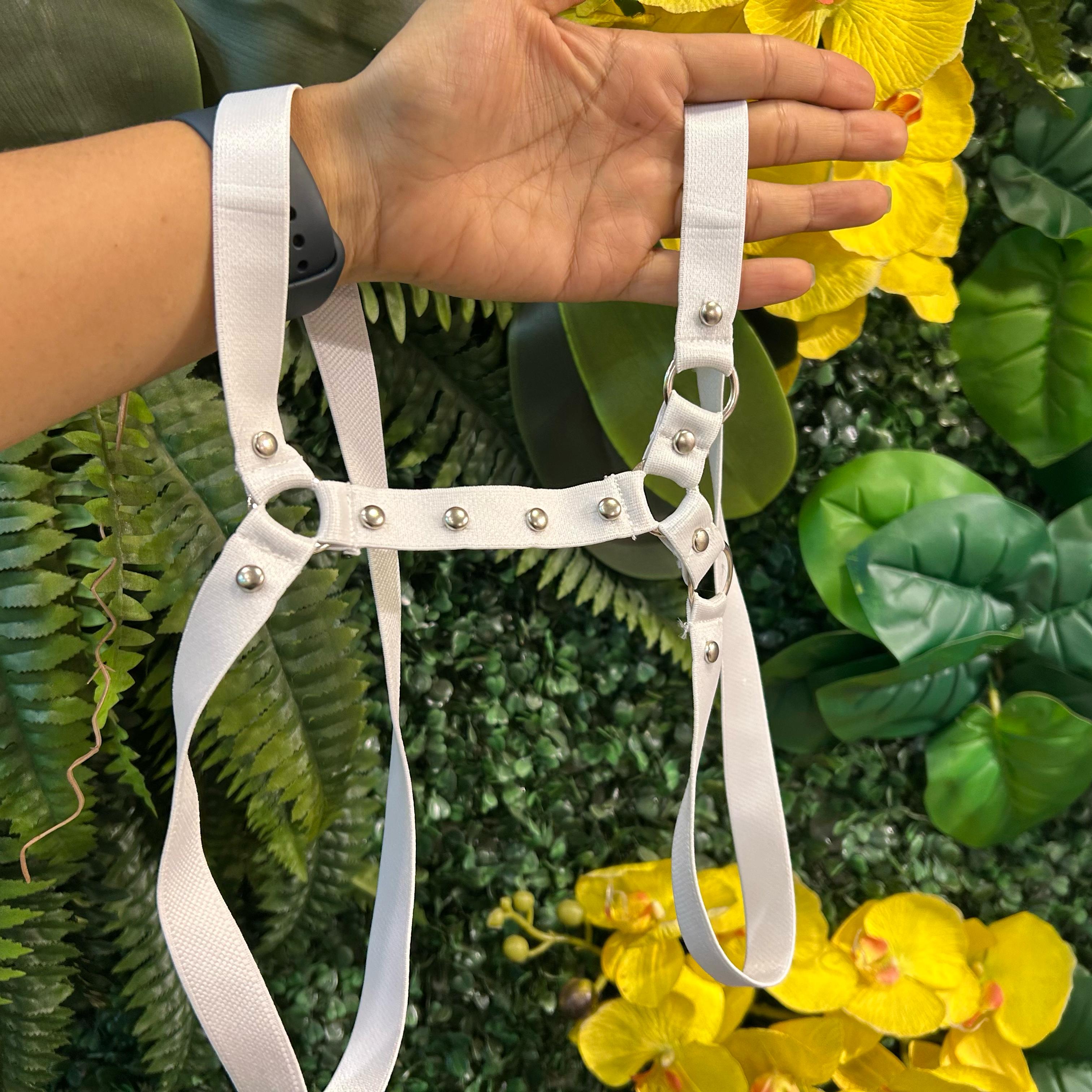 Harness Tiras Detalhe De Argolas -Hesdg002B