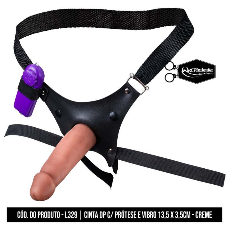 Cinta Dp Prótese com Vibração 13,5CM - L32