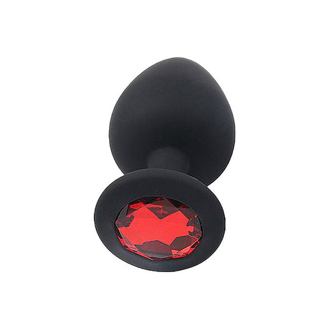 Plug Silicone com Joia Redonda - M - 7203