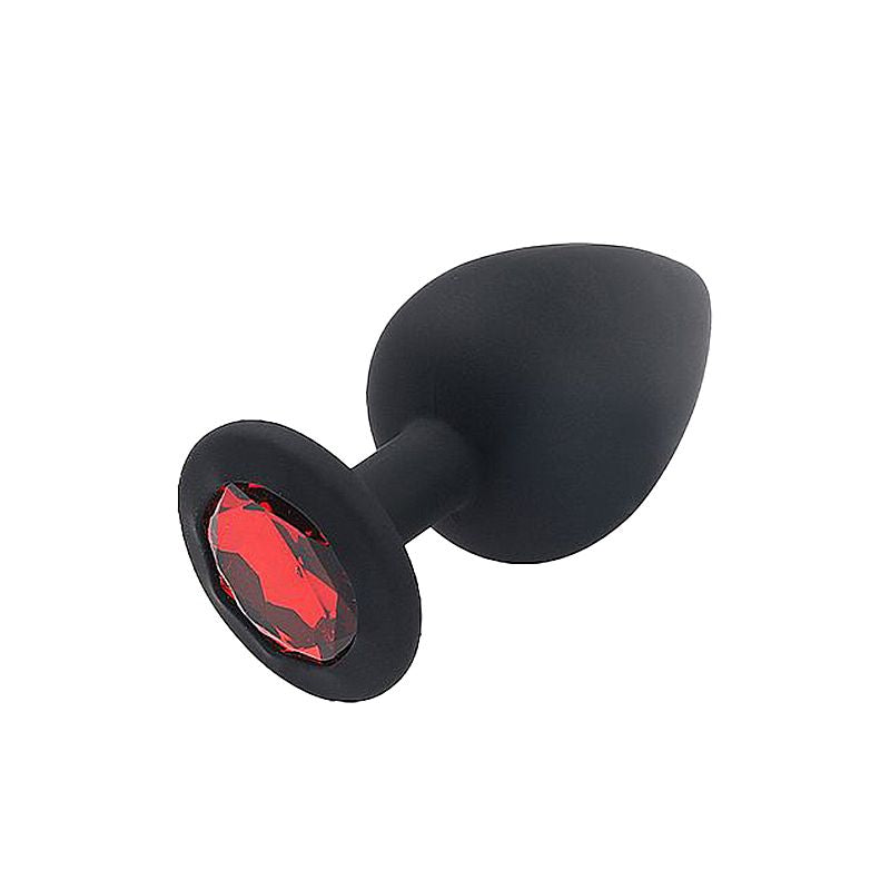 Plug Silicone com Joia Redonda - M - 7203