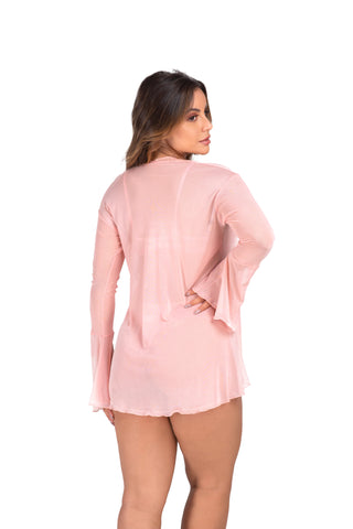 Robe Sensual em Tule amarração frontal – Samantha
