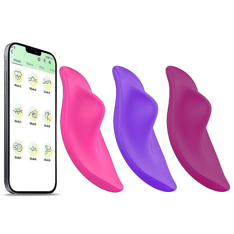 Vibrador Anatômico Calcinha Aplicativo - 7386
