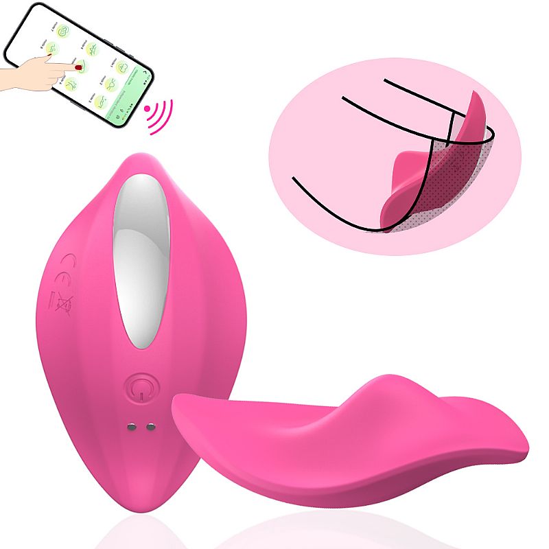 Vibrador Anatômico Calcinha Aplicativo - 7386
