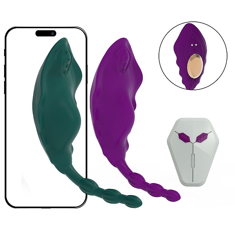Vibrador de Calcinha Texturizado controle via APP - 8604