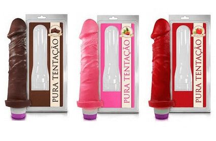 Prótese Frutada Com Vibração 17,5X4,1 -F1725