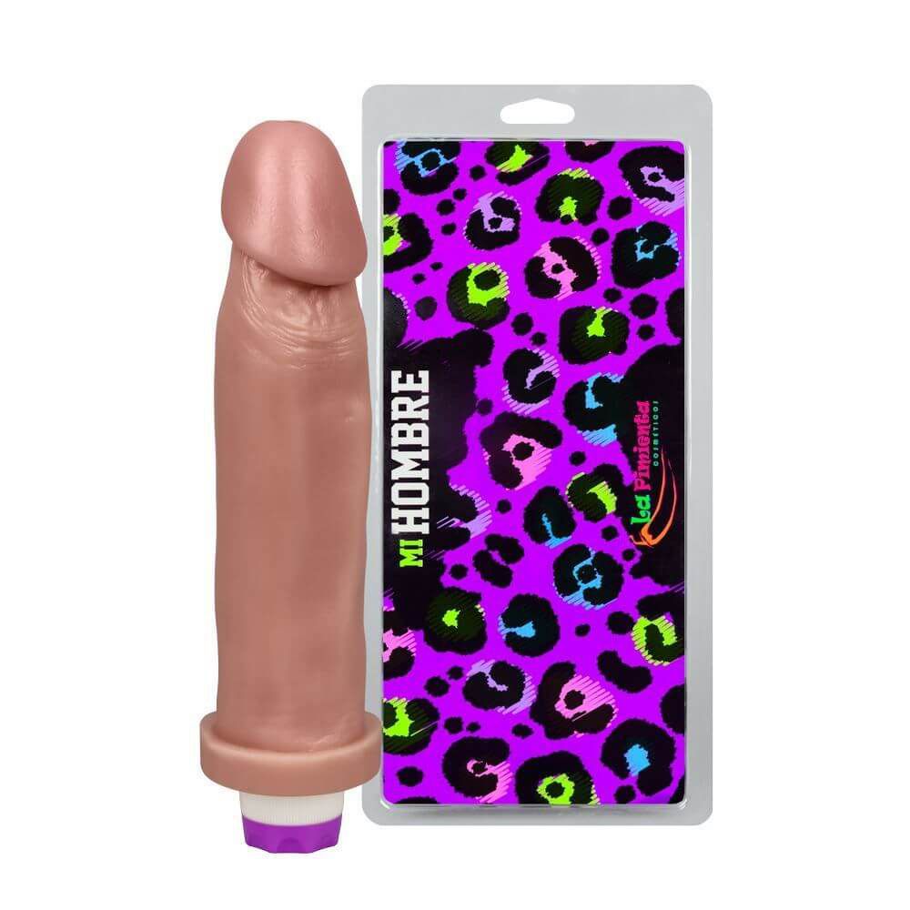 Prótese Mi Hombre Com Vibro 20,5 X 5Cm  -Mt21