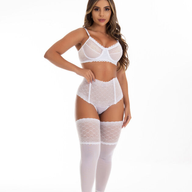 Conjunto Sensual Com Meia Calça - Tatiana