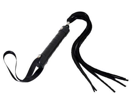 Chicote Preto 10 Tiras De 40Cm - L075