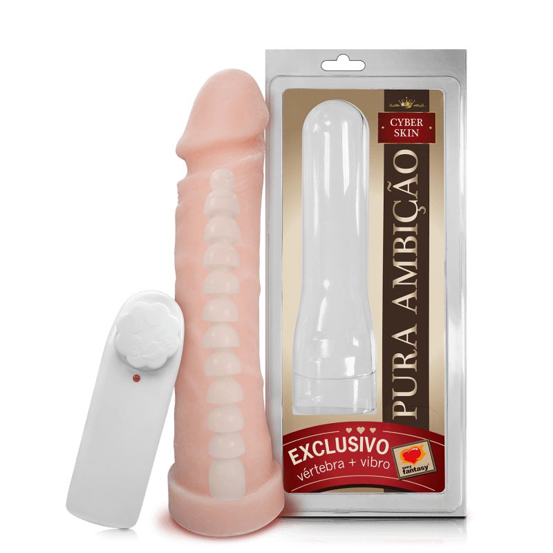 Pênis Cyber Vibro E Vértebra 18 X 4,5Cm -302