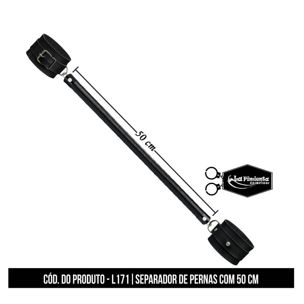 Separador De Pernas 50Cm Com Algema Regulável