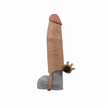 Capa Peniana Marrom 17,5Cm Anel Vibro - 6247
