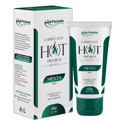 Lubrificante Hot Premium Com Sabor 60G