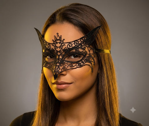 Máscaras de Renda Sexy Feminina Fantasia Baile Festa