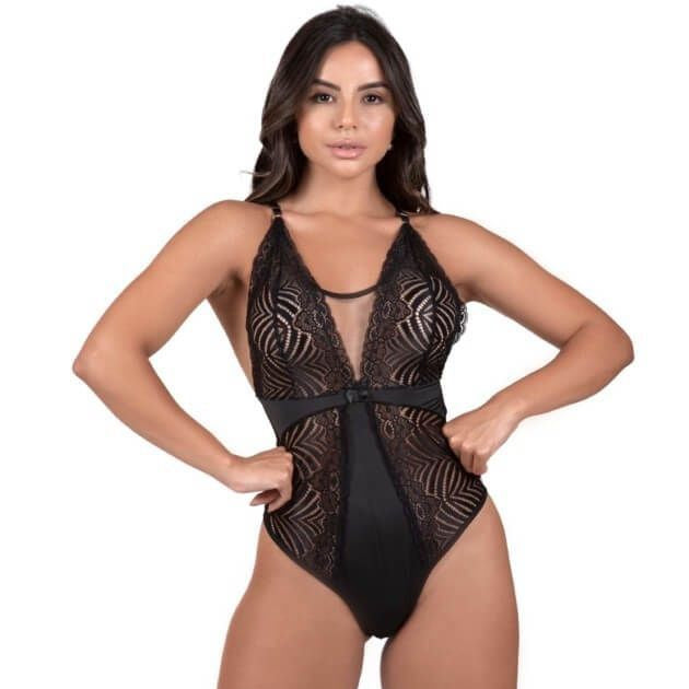 Body Feminino Aberto Nas Costas – Pamela