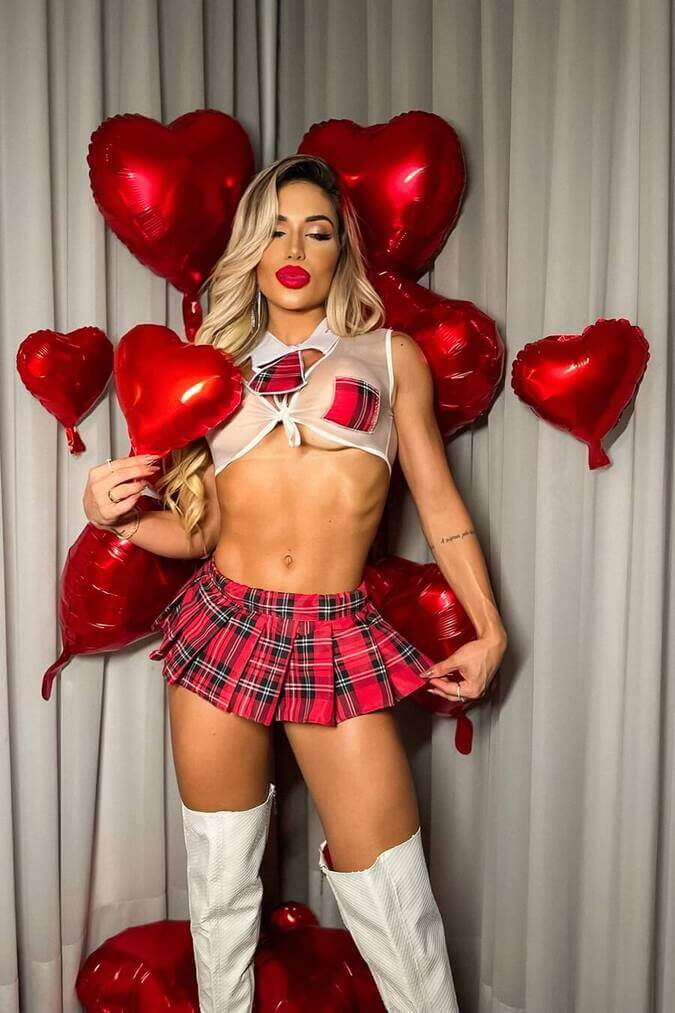 Fantasia Colegial Sexy - 4 Peças - 104