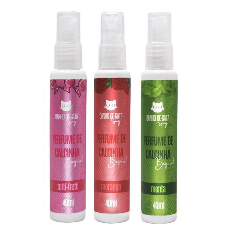 Perfume De Calcinha Beijável Spray 40Ml