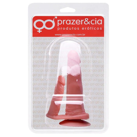 Pênis De Borracha Maciça Dupla 18 X 3,5Cm - 7835