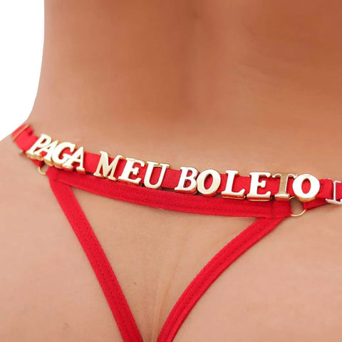 Calcinha Personalizável (Letras vendidas separadamente) 28779