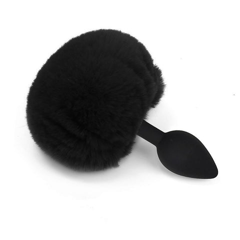 Plug Anal em Silicone G - Pompom de Coelho - 8642