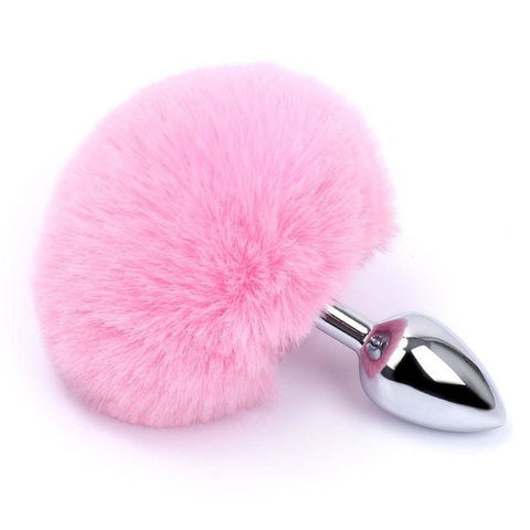 Plug Metal Rabinho Pompom - Tam. P
