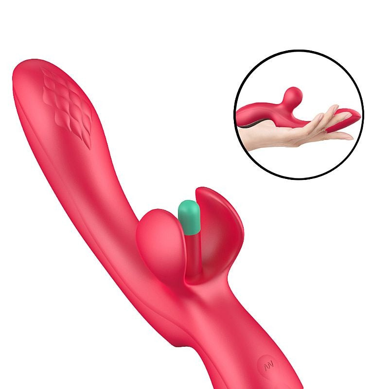 Vibrador Duplo Estímulo com Movimento - 9081