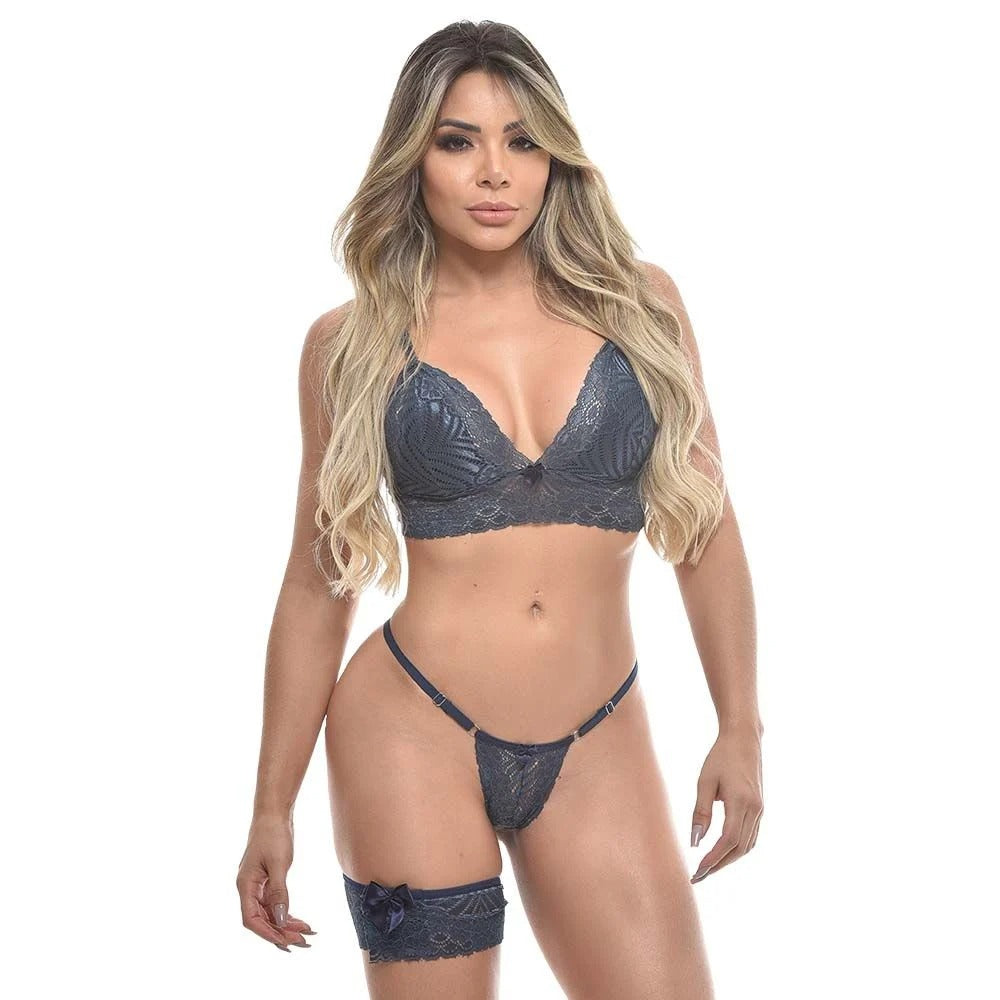 Conjundo de renda com persex grossa - 28191