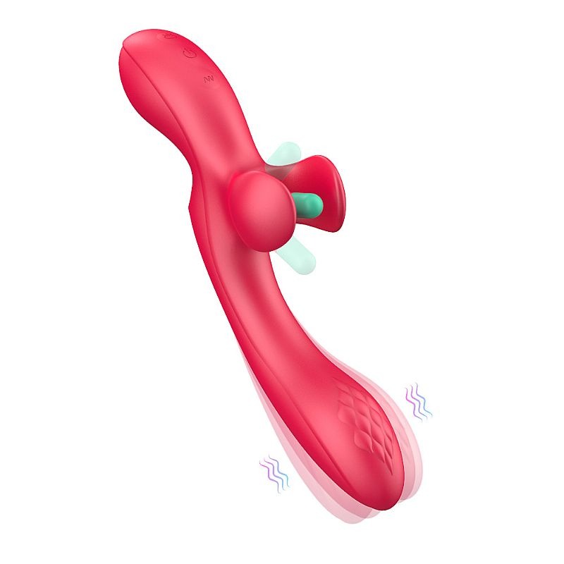 Vibrador Duplo Estímulo com Movimento - 9081