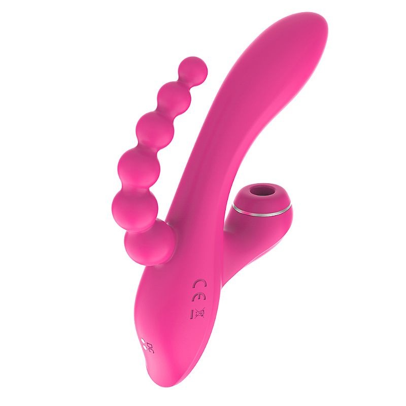 Vibrador Duplo Penetração e Pulsação - 7397