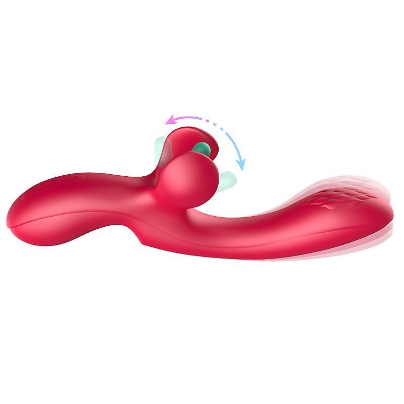 Vibrador Duplo Estímulo com Movimento - 9081