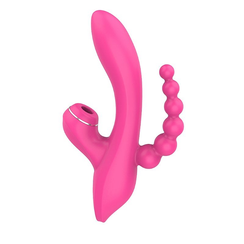 Vibrador Duplo Penetração e Pulsação - 7397