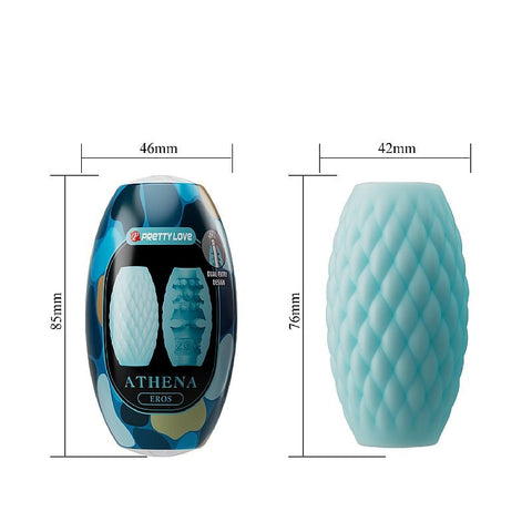 Masturbador Egg Athena - Clicker texturizado e vazado