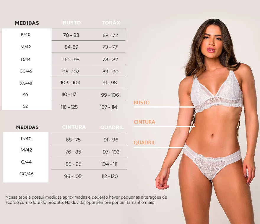 Conjunto Maravilhosa Renda -B778